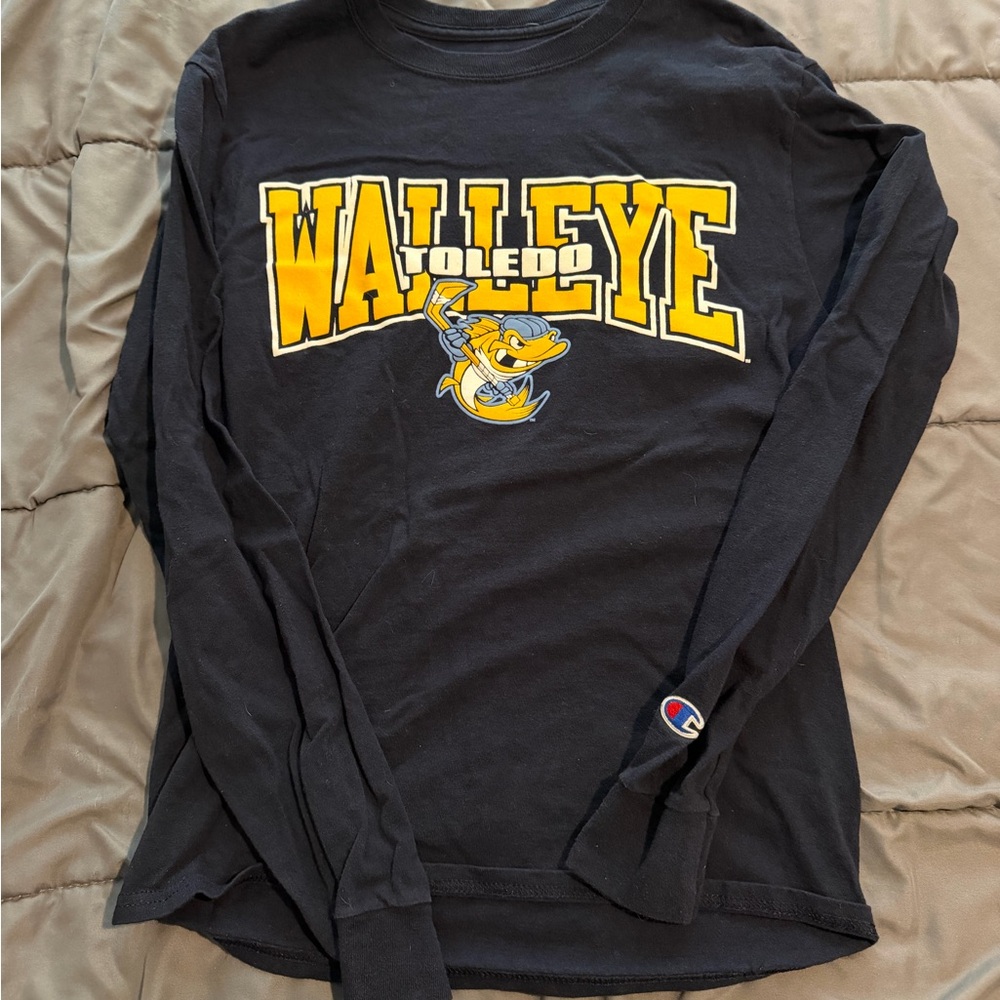 Champion Black Athletic Long Sleeve Shirt
